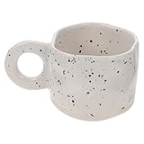STOBAZA Taza Cerámica Retro Estilo Coreano Con Asa Creativa Para Café Té Leche Uso Diario Decoración Hogar 3.54X3.42X2.75In