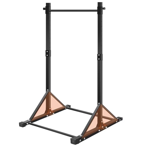 JARGUUO Freestanding Pull Up Bar Stand Adjustable Chin Up Bar Outdoor