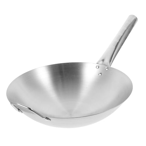 Wok de Acero Inoxidable Antiadherente para Cocina miniatura 1