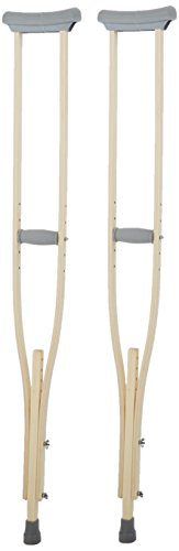 Sammons Preston Wood Crutches for Mobility Support