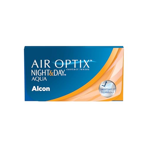 Air Optix Night & Day Aqua lenti a contatto mensili | 6 lenti | BC 8.6 mm | DIA 13.8 mm | -05.00 Diopt