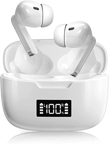 Bluetooth Kopfhörer, Bluetooth 5.1 Kopfhörer mit 4 Mic HD, Wireless Sport IPX67 Wasserdicht, In-Ear Touch, LED-Display, 30 Stunden Ausgang Bluetooth Kopfhörer Cover