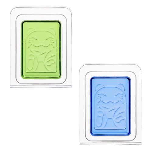 UTHCLO Ambientador Sólido para Baño y Zapatero 2 Piezas Diseño de Gato Aroma Duradero de Limón y Marino Bálsamo Perfumado Seguro y Compacto para Hogar y Aseo