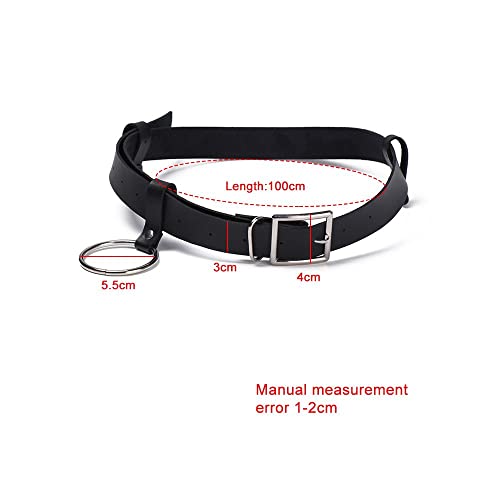 Waist Chain Belt Body Metal Hip Hop PU Belly Necklace Belt(1)2