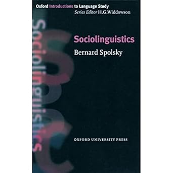 Sociolinguistics