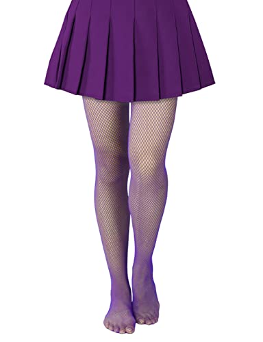 Image of Lastclream High Waisted Fishnet Tights for Women Sexy Fishnets Stockings Full Footed Fishnet Sheer Pantyhose Plus Size