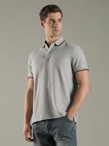 Image of Tommy Hilfiger Men Polo Cotton Regular Fit Shirt
