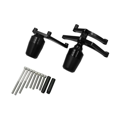 VSESTCDPB Motorrad Motorschutz Für Ducati Für Supersport 939 Motorrad Sturzschutz Rahmen Schieber Verkleidung Schutz Crash Pad Protector(Schwarz)