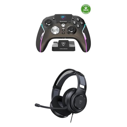 Bundle of Turtle Beach Stealth Ultra High-Performance Wireless Gaming Controller Licensed for Xbox & PC - Black + Turtle Beach Atlas 200 Wired Multiplatform Gaming Headset for Xbox & PC - Black