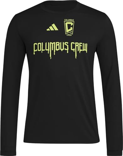 adidas men's Columbus Crew pre-game long sleeve T-shirt