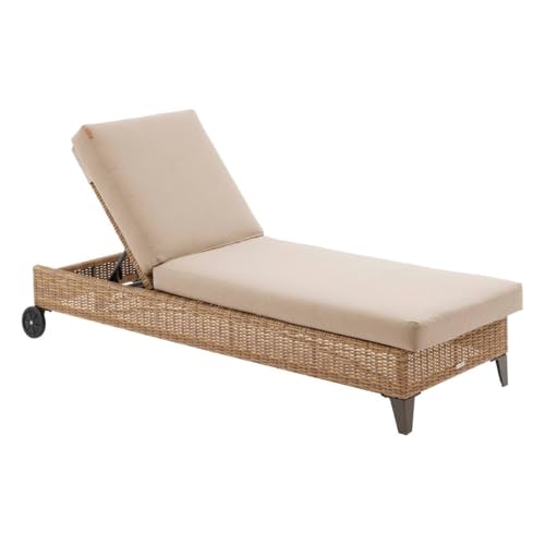 Hespéride - Lit de Piscine boali Savana Aluminium résine tressée et Polyester