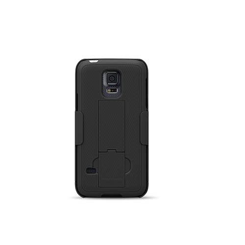 Case with kickstand + holster for Samsung Galaxy S5 Mini