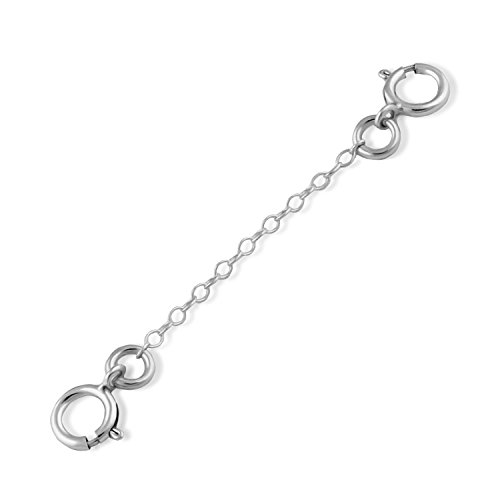 Sterling Silver 1mm Bracelet Safety Chain | Available Lengths 1