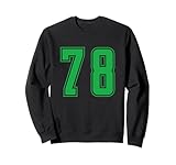 Photo Gallery verde numero 78 uniforme numerata squadra sportivo felpa Photo Gallery verde numero 78 uniforme numerata squadra sportivo felpa
