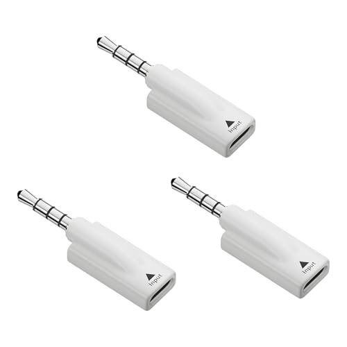 ���{�̒������ USB-C to 3.5mm �I�[�f�B�I�ϊ��A�_�v�^�[ �P���� 16bit/48KHz ��x�� �j�b�P�����b�L�[�q�̗p c3e (3�Z�b�g, USB-C(���X) to 3.5mm(�I�X))