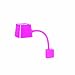 Produktbild Faro Barcelona Flexi 29930  Wandleuchte, Edelstahl und Anzeige Polycarbonat, Fuchsia