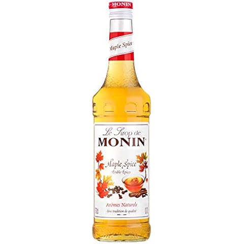 MONIN Premium Maple Spice Syrup 700ml for Coffee and Cocktails. Vegan-Friendly, Allergen-Free, 100 Percent Natural Flavours and Colourings Cover