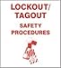 Accuform KSS146 Lockout Tagout / Security Devices Training & Documentation LOCKOUT PROCEDURE STATION BINDERS