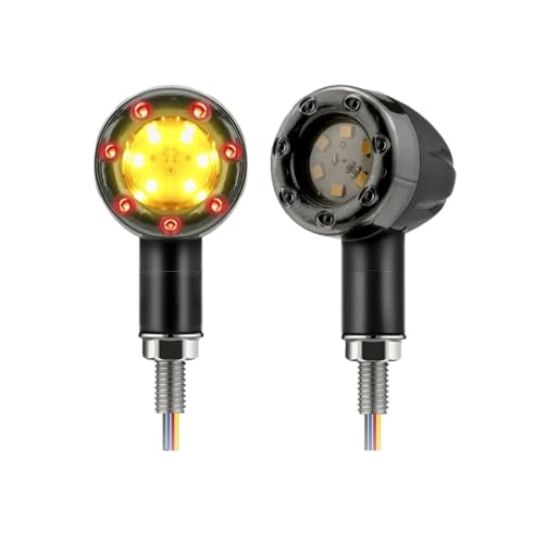 Clignotants LED ambre et rouge pour rouler en moto la nuit en toute sécurité