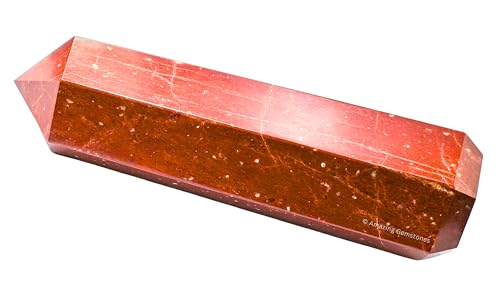 Image of Amazing Gemstone Large Red Jasper Crystal Towers ~ Natural Healing Crystal Point Obelisk for Reiki Healing and Crystal Grid (5.5 inch to 6 inch INCH)