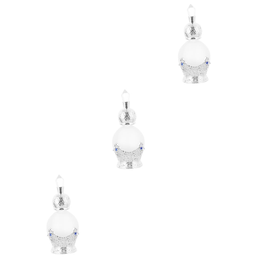 Healeved 3piezas Botella De Perfume Elegante Recargable Frasco Vacío De Fragancia Para Esencial Para Viajes y Uso Diario Diseño Práctico y Compacto