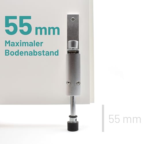 D&D Living® Türfeststeller - Kick&Fix Türhalter für Innen & Außen mit Fußbedienung - robust | rostfrei | rutschfest