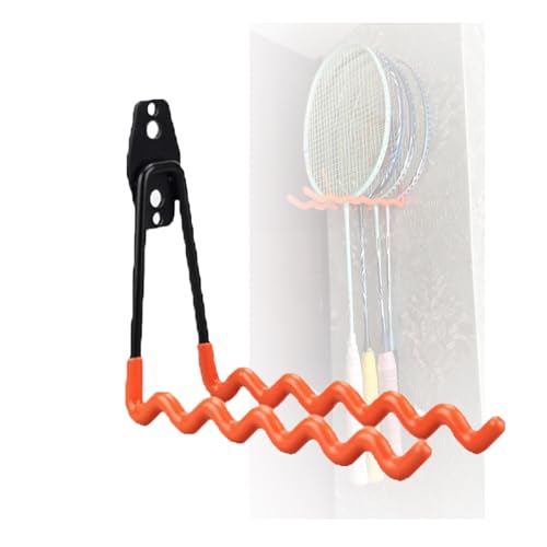 Support de rangement raquettes de tennis et badminton pour garage épuré