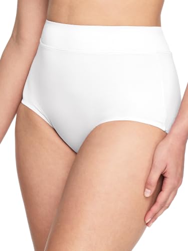 Image of Warner's Women's No Pinching No Problems Hi Cut Brief Panty