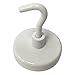 Magnetic Hook, White, 14 Lb, PK2