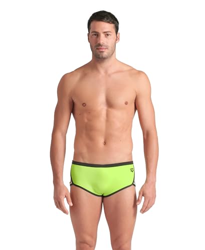 Image of ARENA Performance Men's Icons Solid Low-Waist Swim Brief Short Athletic Swimsuit