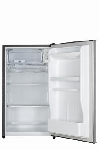 Image of LG 90L, 1 Star, Direct Cool Single Door Mini Refrigerator with Door basket, Chiller Tray, Freezer Section - Compact Size - Ideal for Home, Office and Dorm Rooms (GL-M131RDSB, Dazzle Steel)
