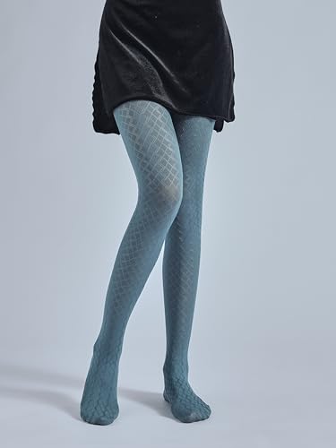 Image of Sahabowi Women Tights, Female Sheer High Waist Pantyhose, Vintage Control Top Stockings