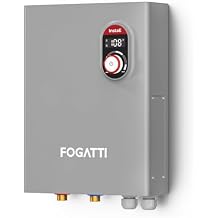 Fogatti 18kW Tankless Water Heater Electric, 240 Volt On Demand Instant Hot Water Heater, ETL Certified, Up to 4.4 GPM for 2-3 Points of Use for Residential Whole House