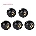 Pack Black Knob Round Ball Handle M5 M6 M8 Threaded Knob for Machine Tool Replacement Part Hand Tighten Lever Knob Industrial Equipment Knob(M8x30)