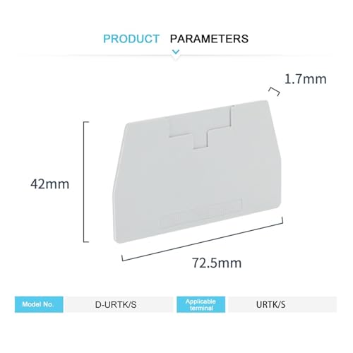 Plaques de protection latérales D-URTK/S pour panneau isolant ERTK-S - 3