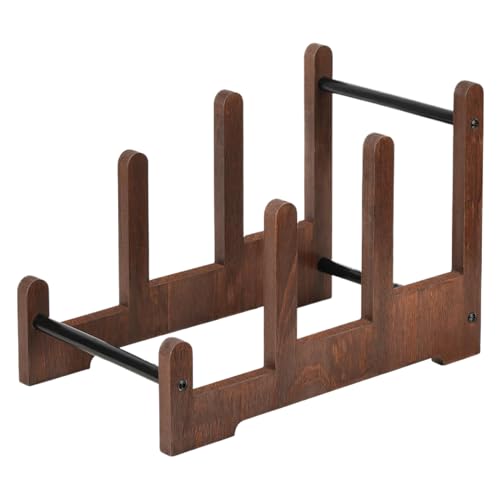 Generico Portadischi | Scaffale Porta Dischi in Legno | Scaffale Portaalbum Da Tavolo 3 Ripiani Organizzatore Foto Per Librerie E Librerie Da Libreria