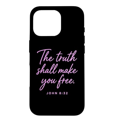 Truth Shall Make You Free John 8:32 �M���� ���� �X�}�z�P�[�X iPhone 16 Pro �p