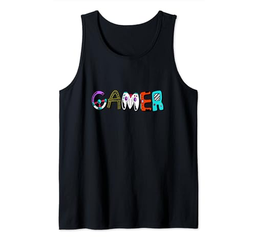 Gamer PC game console Gambling console player MMO RPG Gamer Tank Top