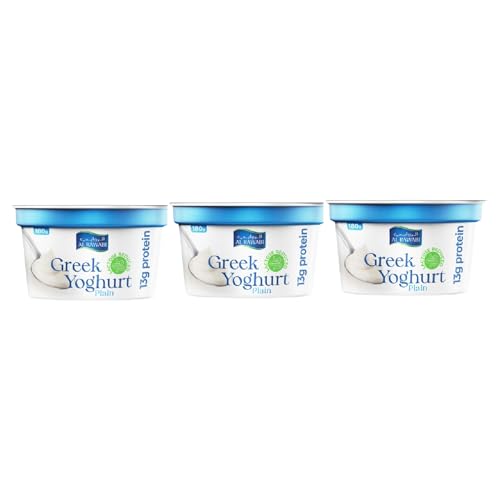 Al Rawabi Plain Greek Yoghurt 3 x 180 g