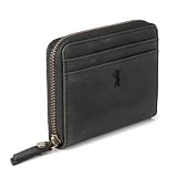 Berliner Bags Cartera vintage ELSA, pequeña cartera para mujer, de piel, con certificado TÜV, protección RFID, incluye caja de regalo, para mujer, color gris oscuro