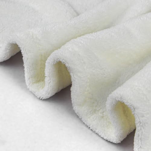 ROMASA Baby Hooded Bath Towel Ultra Soft and Absorbent Toddlers Bathrobe Newborn Blanket Shower Gifts (White Mouse) - Image 6