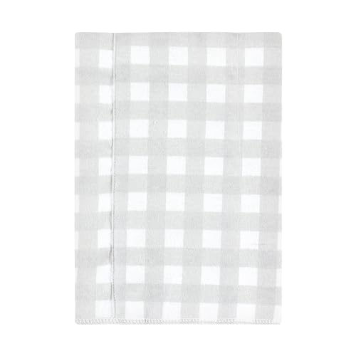 Image of Hudson Baby Unisex Baby Cotton Flannel Burp Cloths, Neutral Woodland Pals 4-Pack, One Size