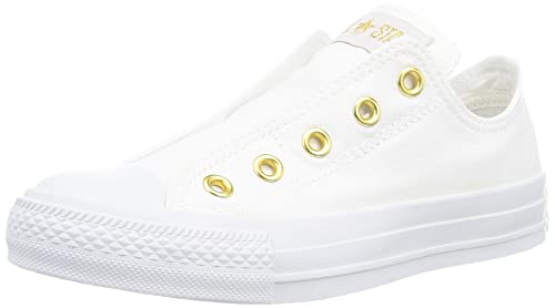 [コンバース] スニーカー オールスター スリップ Ⅲ OX ホワイト/ゴールド 22.0 cm