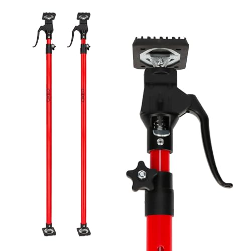 Oxeo Etai de Soutien télescopique à Pompe X2 - Hauteur 115 à 290cm - Charge Max 40kg – renforcé gâchette Aluminium Tube Acier