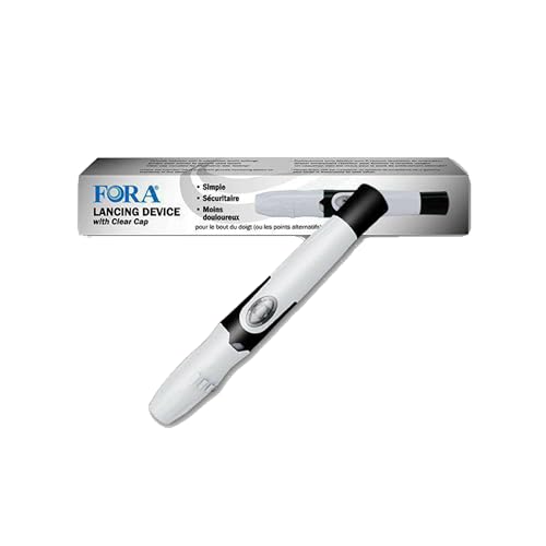 FORA Painless Design Adjustable Lancing Device, 6 Adjustable Depths - Thumbnail 2