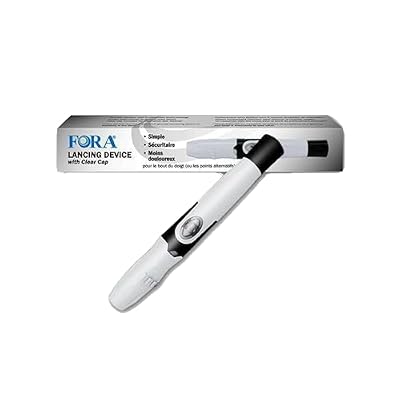 FORA Painless Design Adjustable Lancing Device, 6 Adjustable Depths