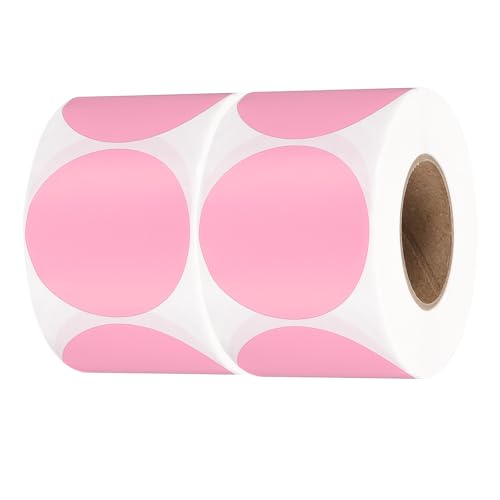 Étiquettes de cercle roses PATIKIL l'accessoire idéal pour organiser votre bureau et vos colis
