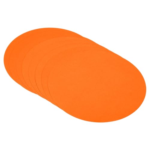 Disques de papier cartonné PATIKIL 200GSM orange haut de gamme 36cm