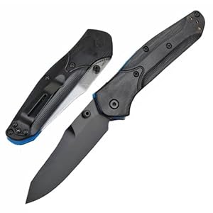 Joa Klappmesser Schwarz G10 Stahl Outdoor Messer