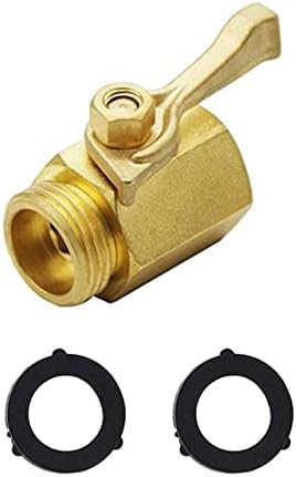新3 4インチ真鍮シャットオフバルブガーデンホース水道管コネクタ散水機器 40 A Rakuten